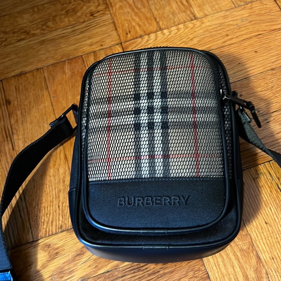 Burberry unisex check Nova logo monogram crossbody bag NEW - Picture 12 of 13